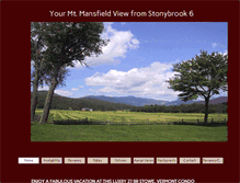 Tablet Screenshot of mansfieldviewvermont.com